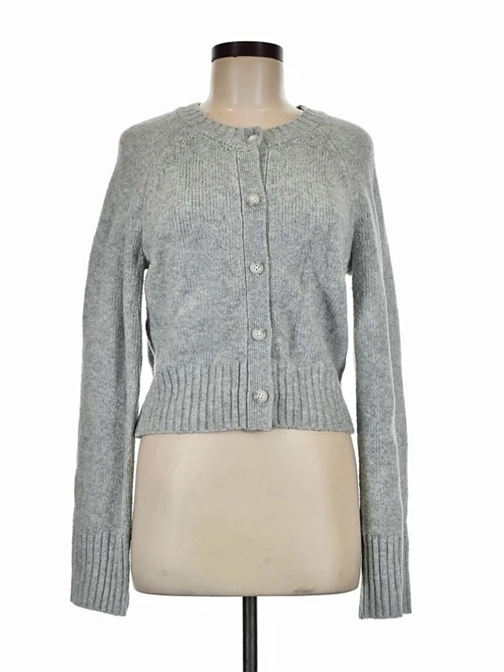 Abercrombie & Fitch Gray Knit Cardigan - Like New